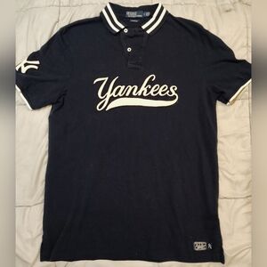 Polo Ralph Lauren New York Yankees Polo Shirt Men’s Size Medium Classic Fit Navy